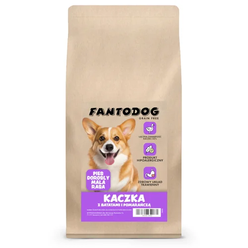 FantoDog Kaczka z Batatami i Pomarańczą dla Ras Małych 6kg